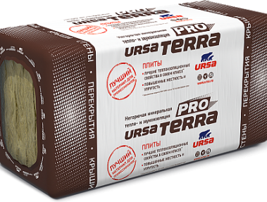 Минеральная тепло- и звукоизоляция на основе стекловолокна URSA
