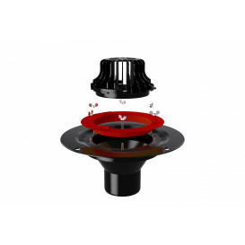 Воронка кровельная обогреваемая VMO 110x720