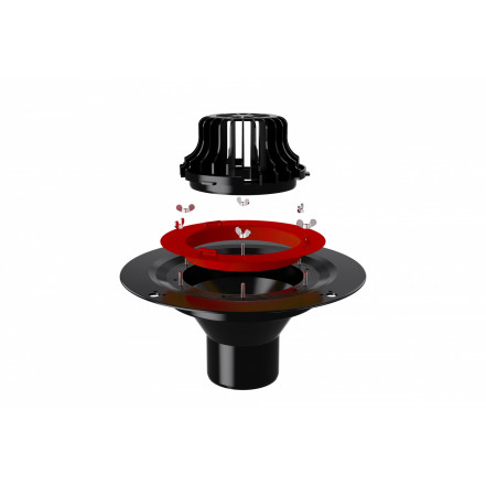 Воронка кровельная обогреваемая VMO 110x720